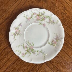 Vtg Haviland Porcelain Rosalinde New York Rosalinde 6.5" Saucer Plate USA Pink